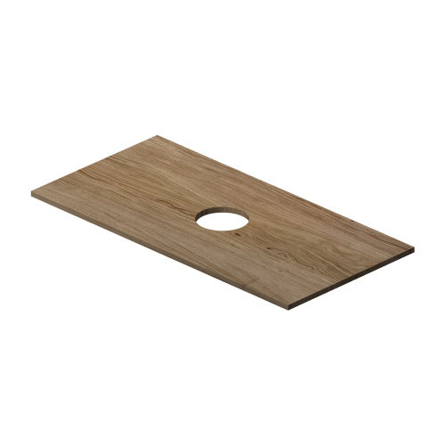 Столешница Am.Pm Func M8FST1000OF 100х50 накладная цвет темное дерево - фото 2