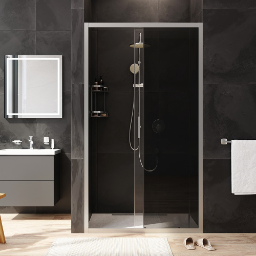 Душевая дверь Am.Pm Gem W90G-110-1-195MG 110х195 стекло прозрачное профиль хром матовый - фото 4