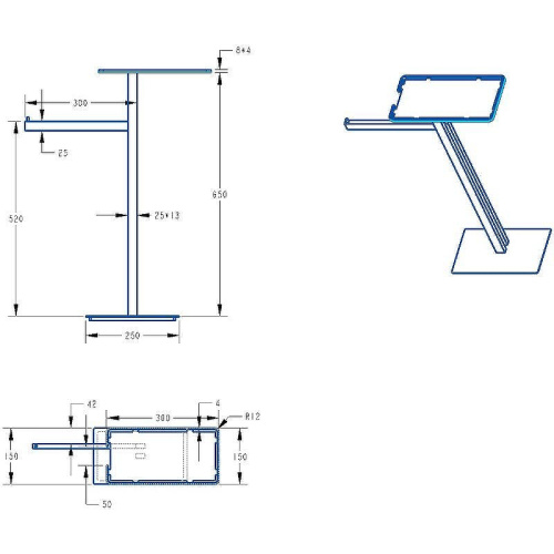 Стойка с аксессуарами Boheme 10952-MW - фото 2