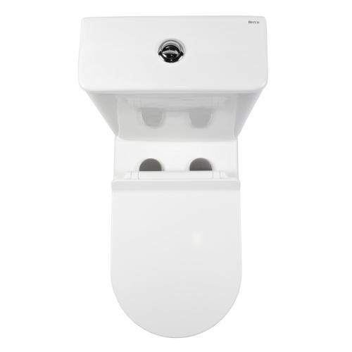 Унитаз напольный с бачком Bond Oval F06-00 белый с сиденьем безободковый душевой смыв - фото 4