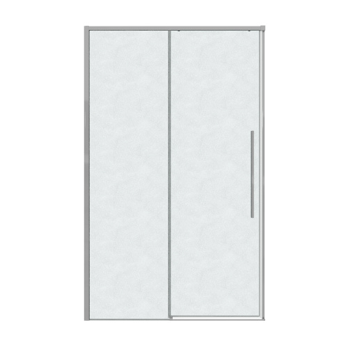 Душевая дверь Grossman Galaxy 100.K33.01.140.10.02 140х195 стекло текстурное профиль хром глянцевый