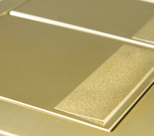 Клавиша смыва механическая KK POL M06 SPP/028/BG/K цвет брашированное золото - фото 3