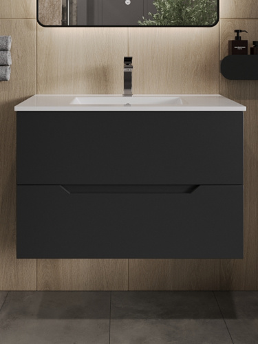 Тумба с раковиной Orange Line Li-70Tub+Ra 72х47х54 - фото 4