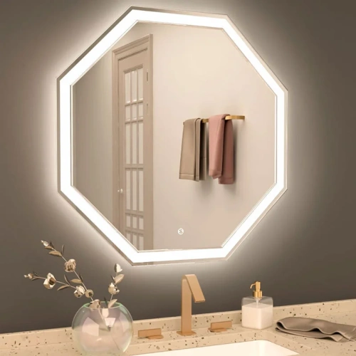 Зеркало в ванную Art&Max ARGO AM-Arg-800-800-DS-F 80х80 - фото 2