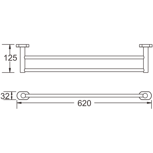 Полотенцедержатель BELZ B90509 - фото 3