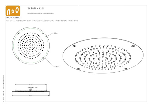 Душевая головка Graffio Kings KI011/CR цвет хром - фото 2