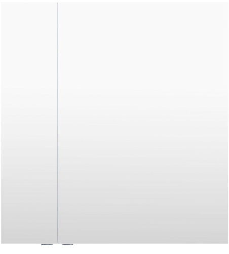 Комплект мебели: тумба с раковиной + зеркало-шкаф Aquanet Алвита New 00274213 81x47x170 напольный цвет белый - фото 3