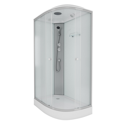 Душевая кабина Niagara Eco E120/80/13L/MT 120х80 асимметричная с крышей ориентация левая - фото 2