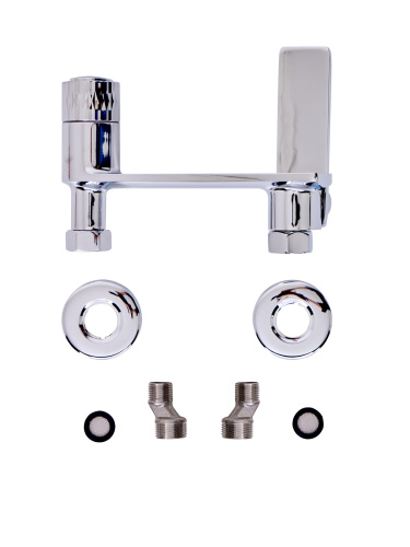 Душевая стойка Orange PUSH M01-912cr настенная цвет хром - фото 5