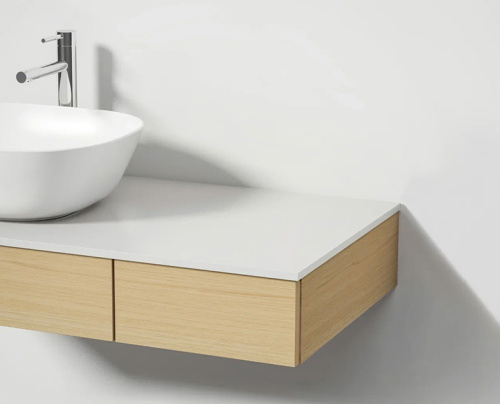 Столешница Vitra Origin 65731 121х48 накладная цвет белый - фото 2