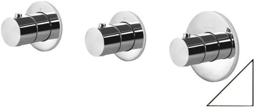 Смеситель для ванны с душем Paffoni Modular Box MDE018BO настенный белый с термостатом