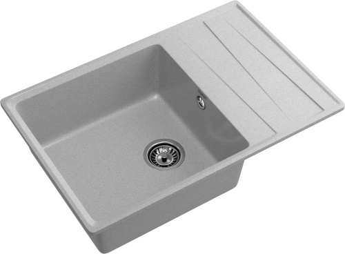Кухонная мойка Granfest Level LV-760L серый 76х50 цвет серый поверхность матовая - фото 2