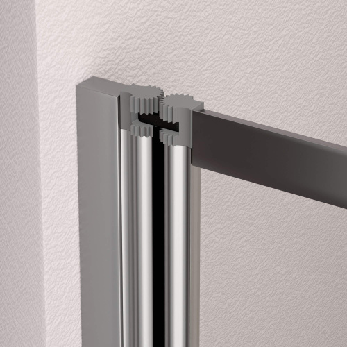 Душевая шторка на ванну RGW Screens 03114010-11 100х150 стекло прозрачное профиль хром глянцевый ориентация универсальная - фото 4