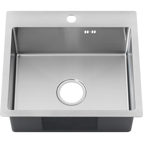 Кухонная мойка Melana ProfLine MLN-R5045H 50х45 цвет сатин поверхность матовая - фото 5