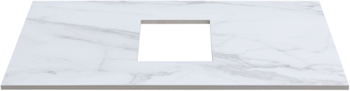 Столешница Allen Brau Priority 1.31009.M 66х41 накладная цвет белый - фото 2