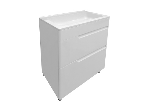 Тумба с раковиной Эстет Kare Luxe ФР-00007071 70х45х86 напольная цвет белый - фото 2