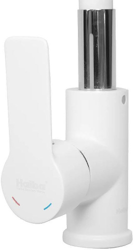 Cмеситель Haiba HB70113-8 на мойку белый/хром - фото 3