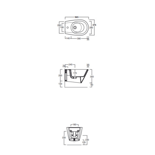 Биде Simas Gambassi GA19bi*1 подвесное - фото 2