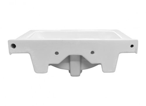 Раковина из сантехнического фарфора Santeri Визит 131153S0011B0 40х55 подвесная цвет белый - фото 3