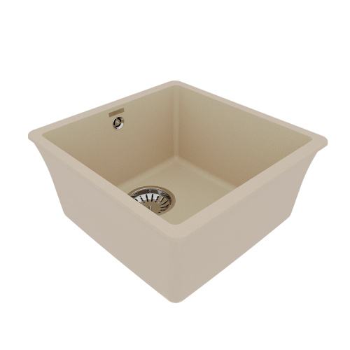 Кухонная мойка LeMark Sinara 400-u 9910062 40х42 цвет бежевый поверхность матовая - фото 2