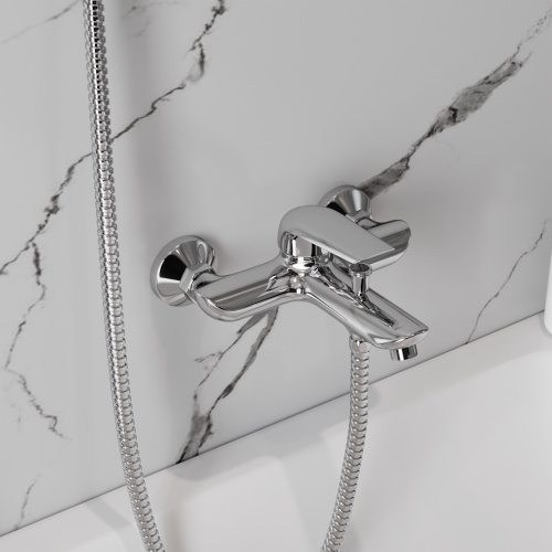 Смеситель для ванны Teymi Hanna T10205 настенный хром - фото 5
