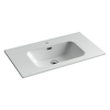 Раковина из сантехнического фарфора Ceramica Nova ELEMENT CN7005 80х50 накладная цвет белый