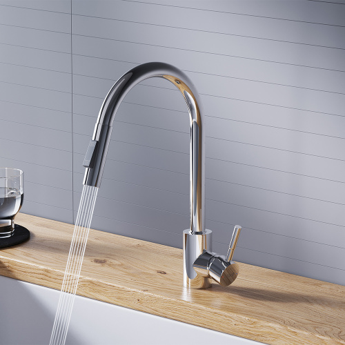 Смеситель для кухни Dorff Logic D3007500 на мойку хром - фото 3