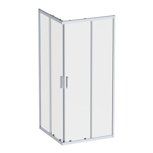 Душевой уголок Am.Pm Gem W90G-403-9090MT 90х90 стекло прозрачное профиль хром матовый без поддона - фото 2
