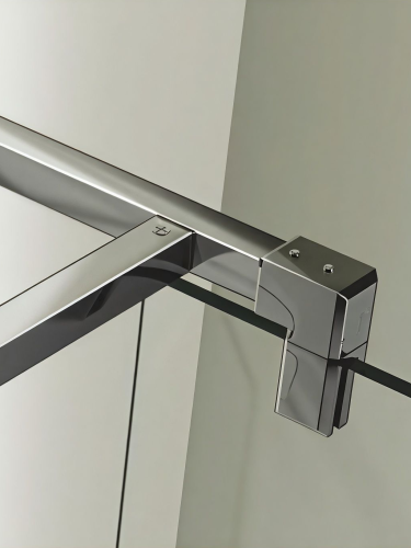 Душевая перегородка WeltWasser WW400 10000002941 120х185 стекло прозрачное профиль хром глянцевый - фото 4