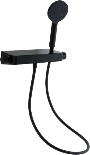 Смеситель для душа Allen Brau Fantasy 5.11002-31 настенный черный с термостатом - фото 5