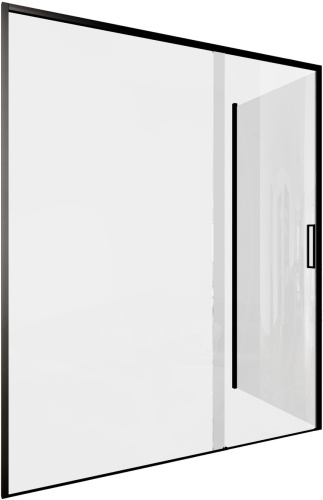 Душевой уголок Aquanet Pleasure Evo AE65-160x90-BT 160х90 стекло прозрачное профиль черный без поддона - фото 2