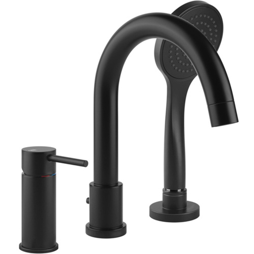 Смеситель Gessi Emporio Via tortona 18637#299 на борт ванны черный