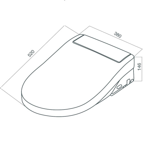Крышка-биде Am.Pm CCC7851WH - фото 3