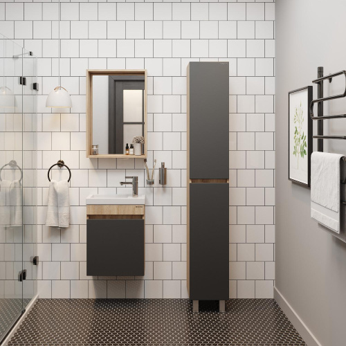 Шкаф-пенал Onika Милтон 403078 30х33х190 напольный - фото 2