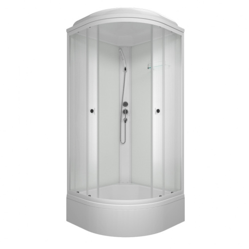 Душевая кабина Тритон Лайт Щ0000061826 100х100 четверть круга с крышей ориентация универсальная - фото 5