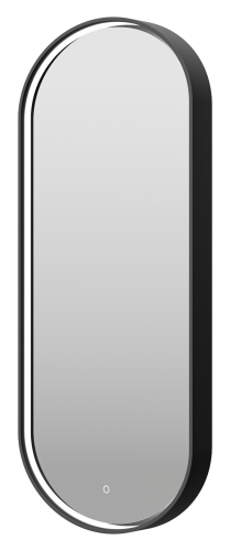 Зеркало в ванную Brevita Saturn SAT-Dro1-050-black 50х115 цвет черный - фото 4