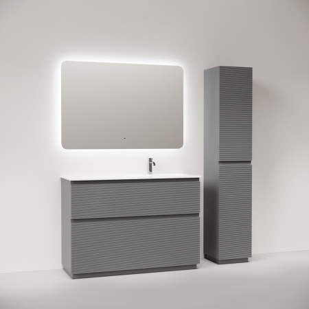 Тумба под раковину Sancos FOLK Floor FL120FRES 120х40 напольная цвет серый