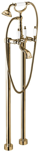 Смеситель Emmevi Deco Ceramic 12161128/BR напольный бронза