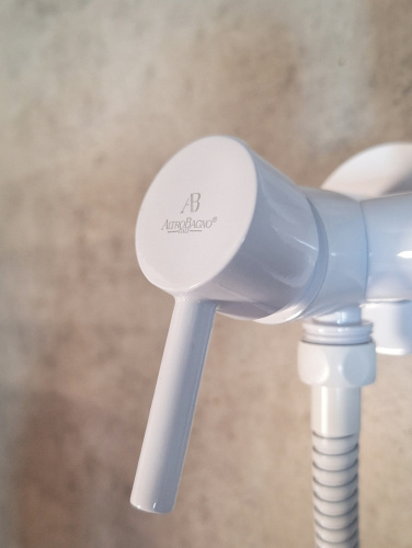 Гигиенический душ со смесителем AltroBagno Modern AltroBagnoModern060125Wt белый - фото 3