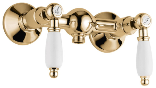 Смеситель для душа Emmevi Deco Ceramic 121002/BR настенный бронза