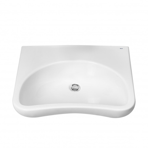 Раковина из сантехнического фарфора Roca Access ZRU9307660 64х55 подвесная цвет белый - фото 2