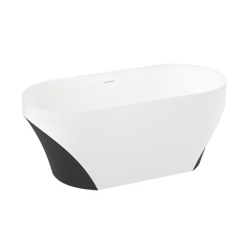 Ванна акриловая Wellsee Croquis 230302000 170х75 отдельностоящая асимметричная с ножками - фото 2