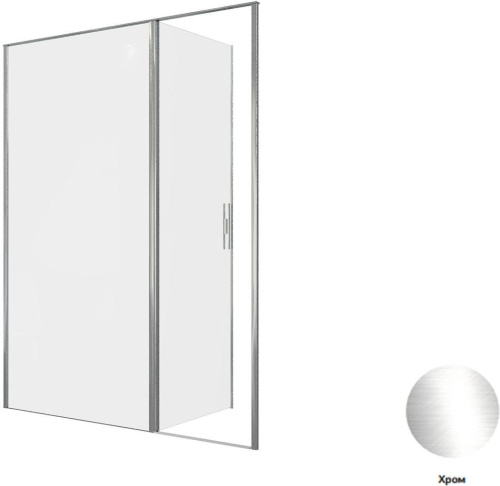 Душевая дверь Allen Brau Priority 3.31037.00 160х200 стекло прозрачное профиль хром глянцевый - фото 3