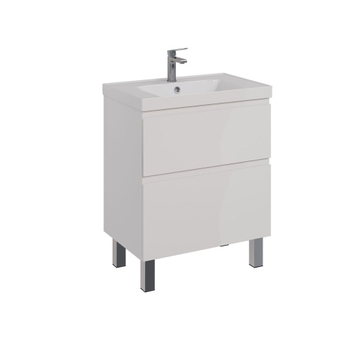 Тумба под раковину LeMark Veon LM01V70T 67х45х68 напольная/подвесная цвет белый - фото 5