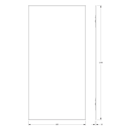 Зеркало в ванную Evoform Standard BY 0240 60х120 цвет хром - фото 2