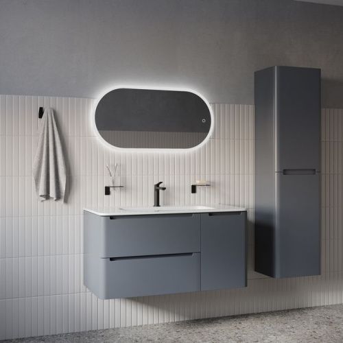 Зеркало с подсветкой IDDIS Uniq UNI9045i98 90х45 цвет белый - фото 3