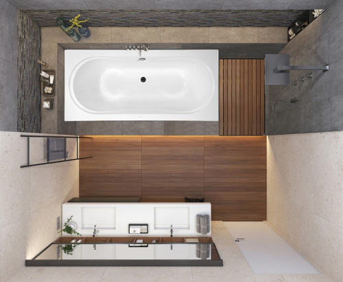 Ванна акриловая Vagnerplast Briana VPBA170BRI2X-04 170х75 пристенная прямоугольная без каркаса - фото 4