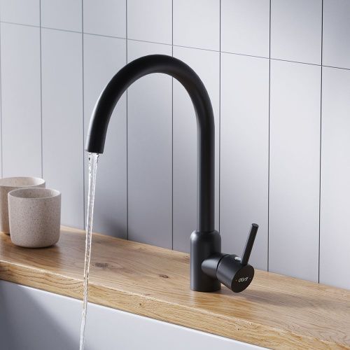 Смеситель для кухни Dorff Logic D3007022 на мойку черный - фото 3