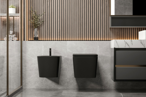 Биде ABBER Rechteck AC1250MB подвесное - фото 2