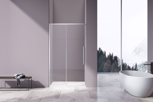 Душевая дверь Vincea Slim-N VDS-4SN140CL 140х195 стекло прозрачное профиль хром глянцевый - фото 2